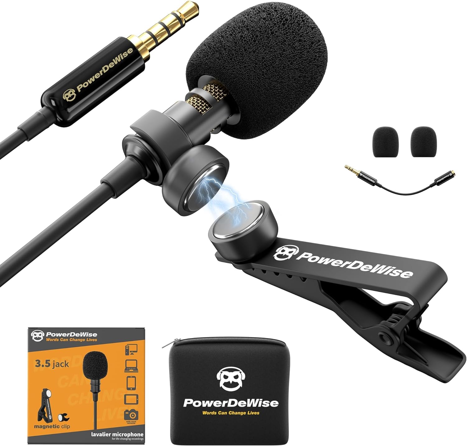 Powerdewise lavalier microphone pro-2