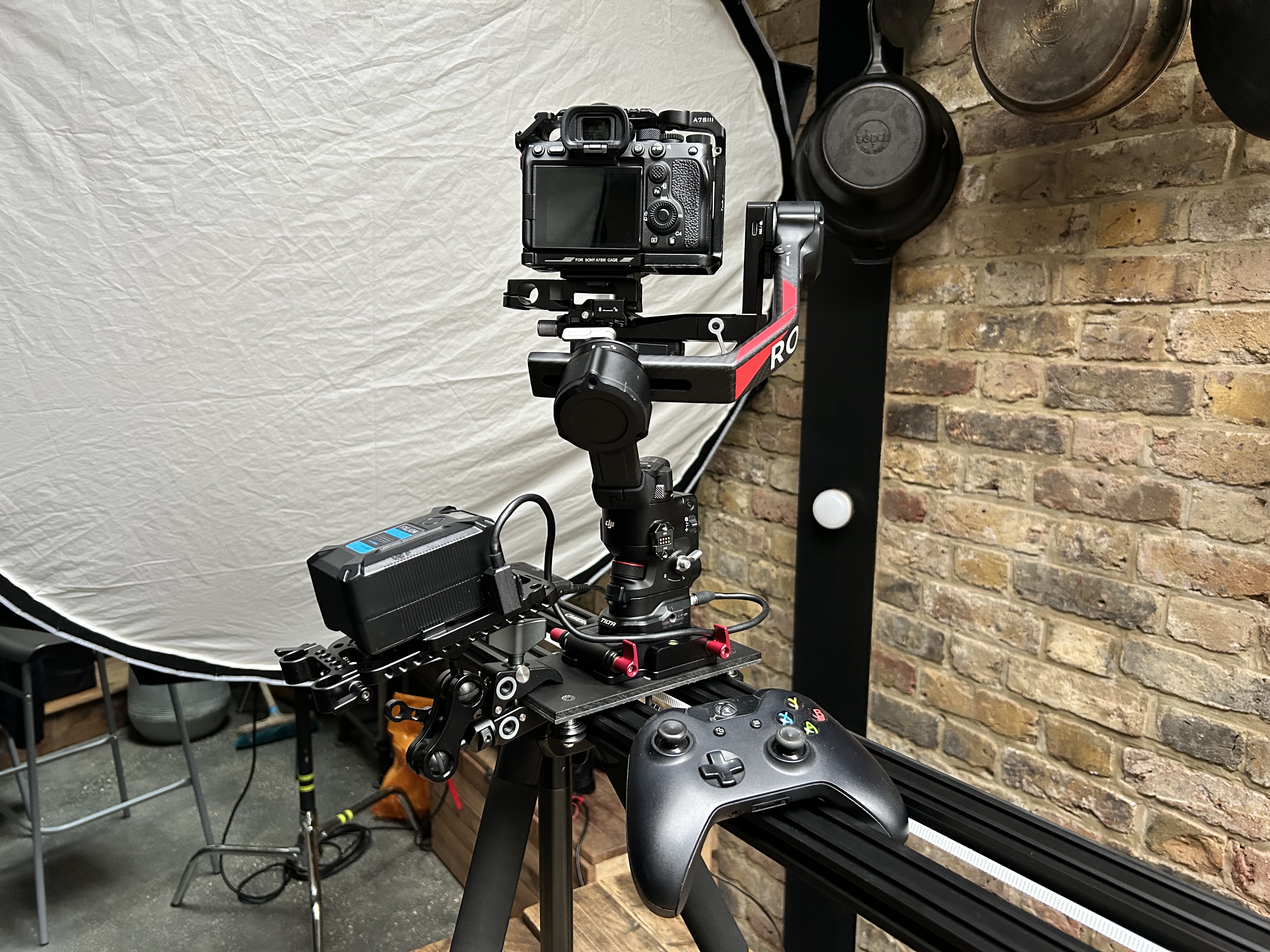 Smooth motorised slider for dji gimbal / gamer controller bespoke 