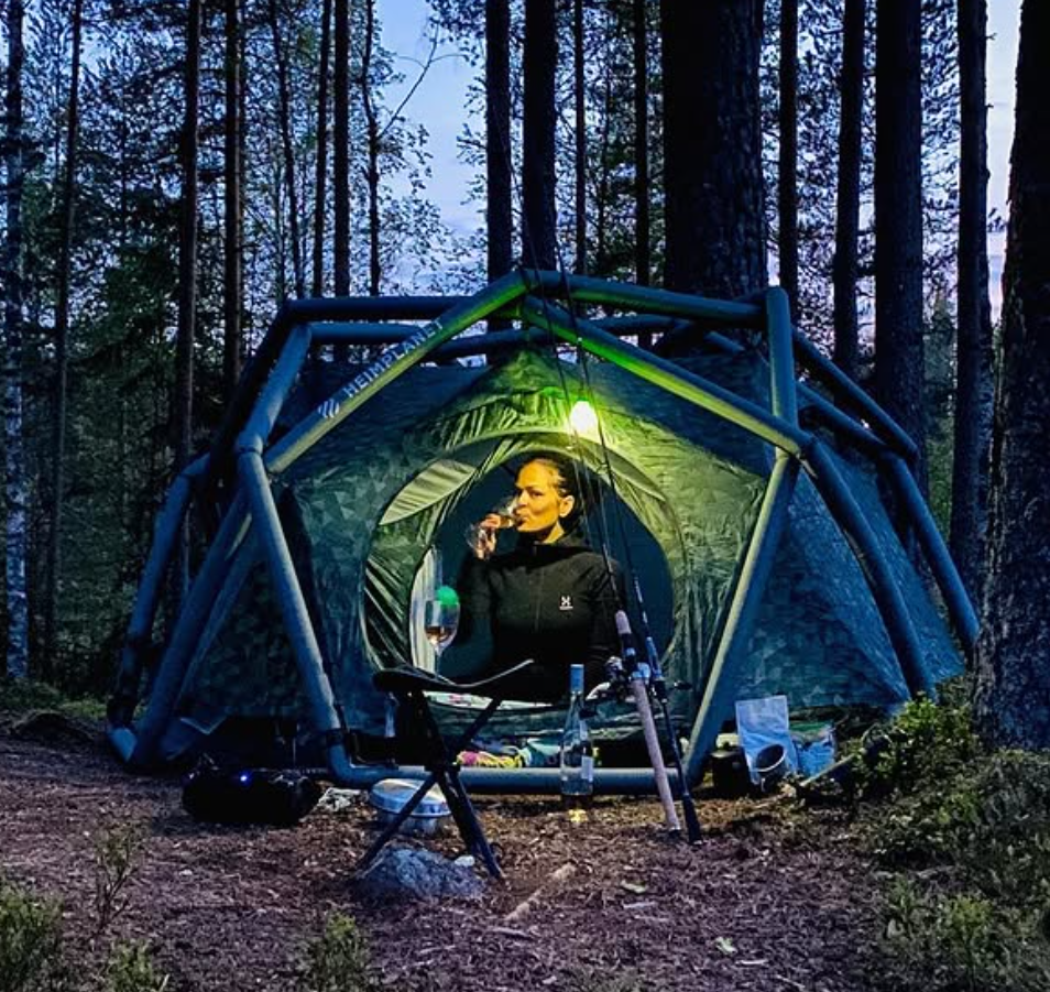 Leie! oppblåsbart heimplanet "the cave"-telt