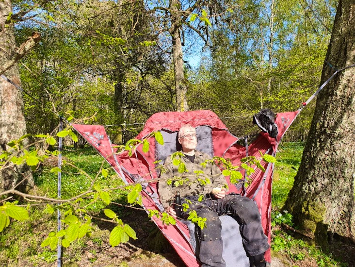 Draumr 5.0 xl hängkoja, röd