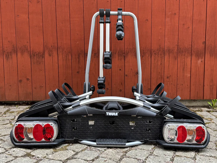 Cykelhållare för tre cyklar. thule euroway g2