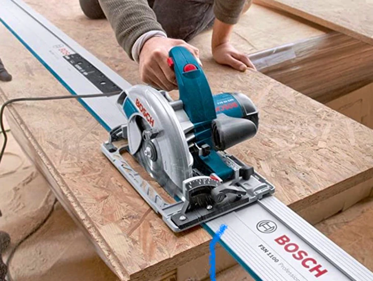 Sänksåg bosch gkt 55 gce + skena 1600 mm