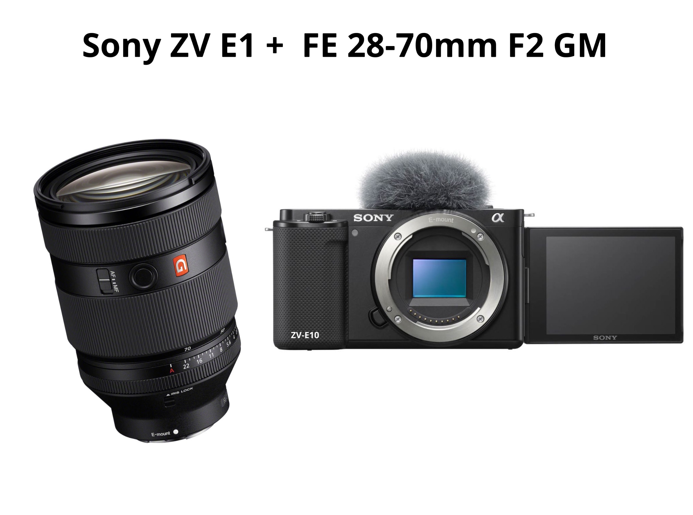 Sony zv e10 + fe 28–70mm f2 