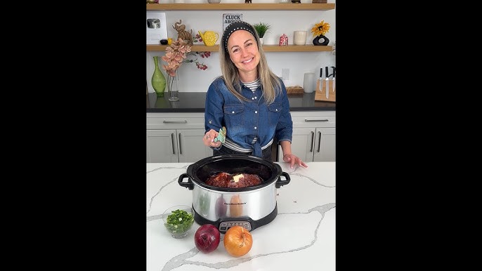 Slow cooker 3 settings easy and convenient 