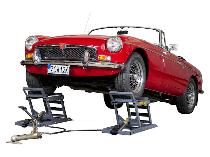 Hydrauliska hjulramper