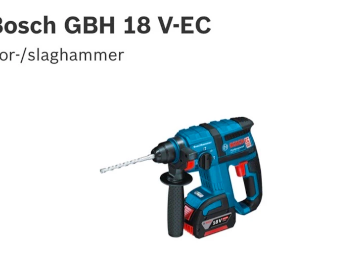 Bosch gbh 18v-ec