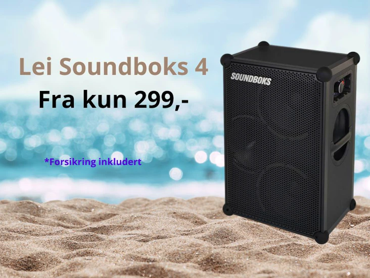 Soundboks 4💥 (med ekstra batteri)
