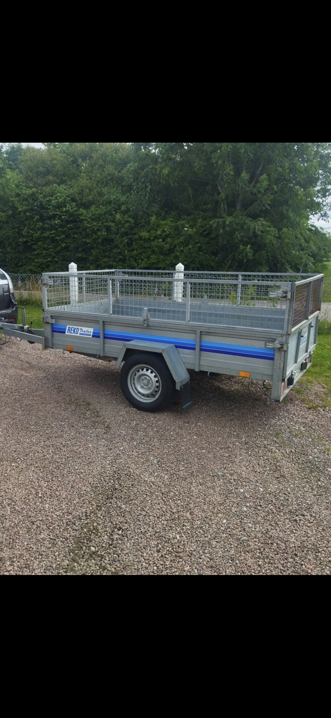 Tippbart gallersläp 750 kg