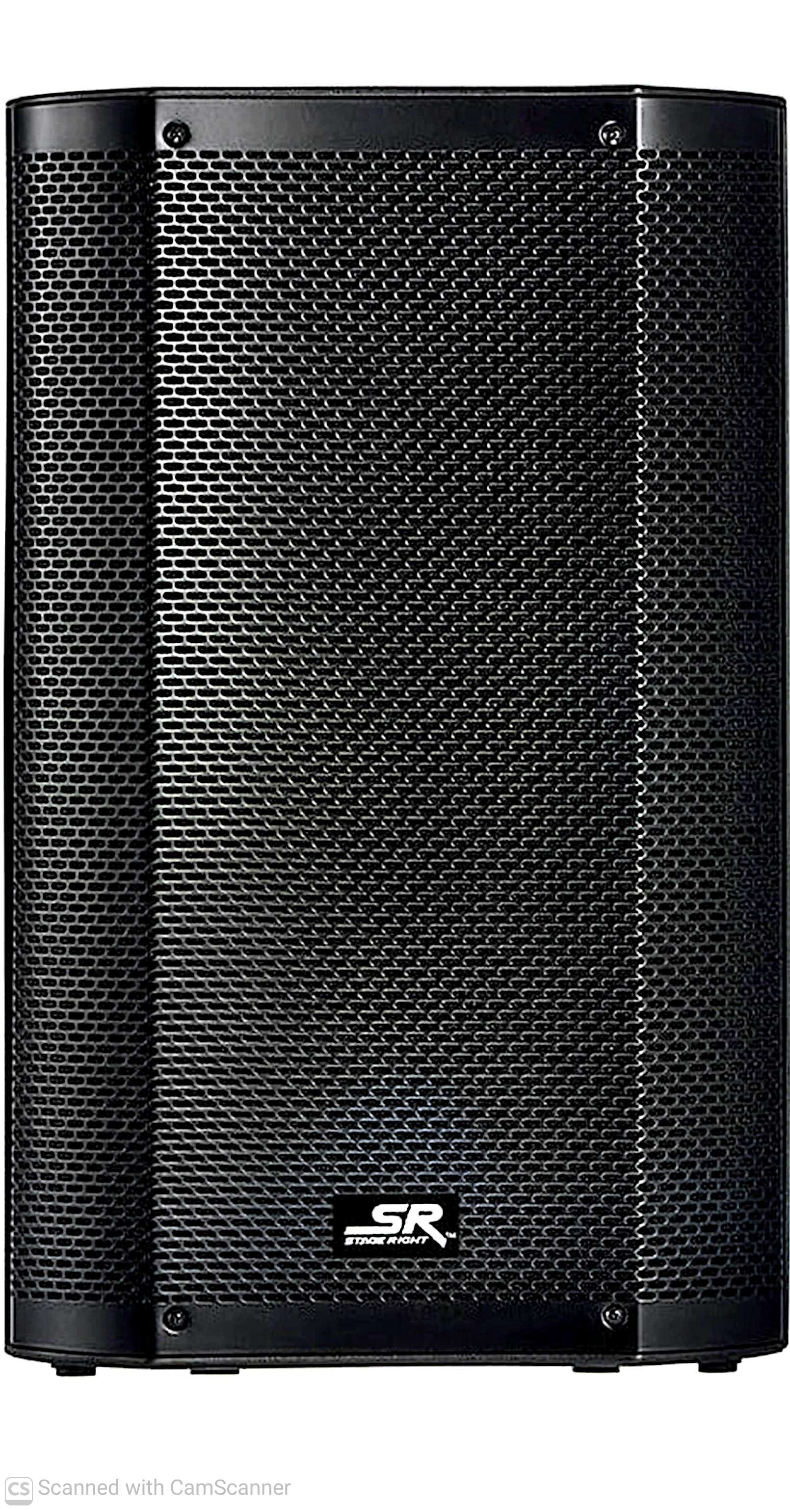  monoprice stage right 15 in powered loud pa speakers