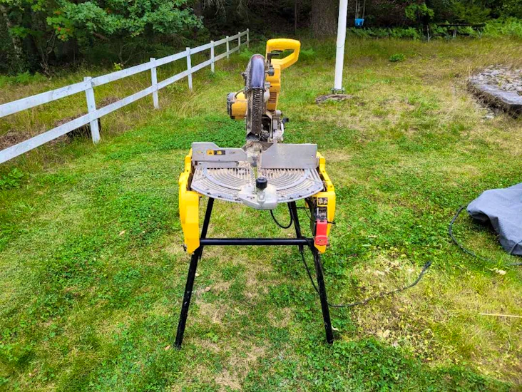 Kap, klyv och gersåg i ett