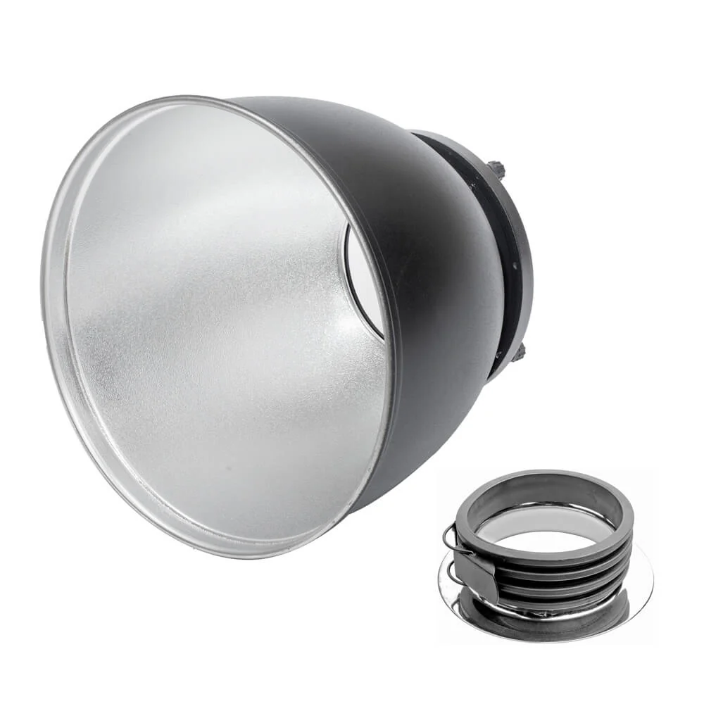 Reflector dish silver with honeycomb grid