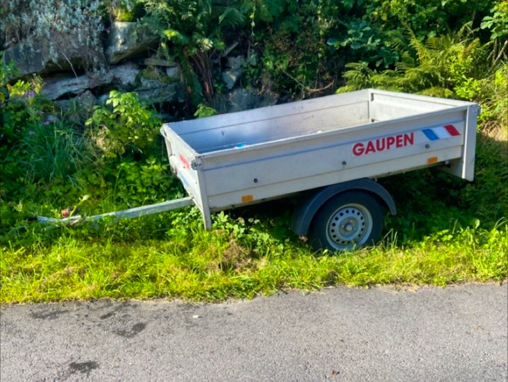 Enkel tilhenger, gaupen b0720