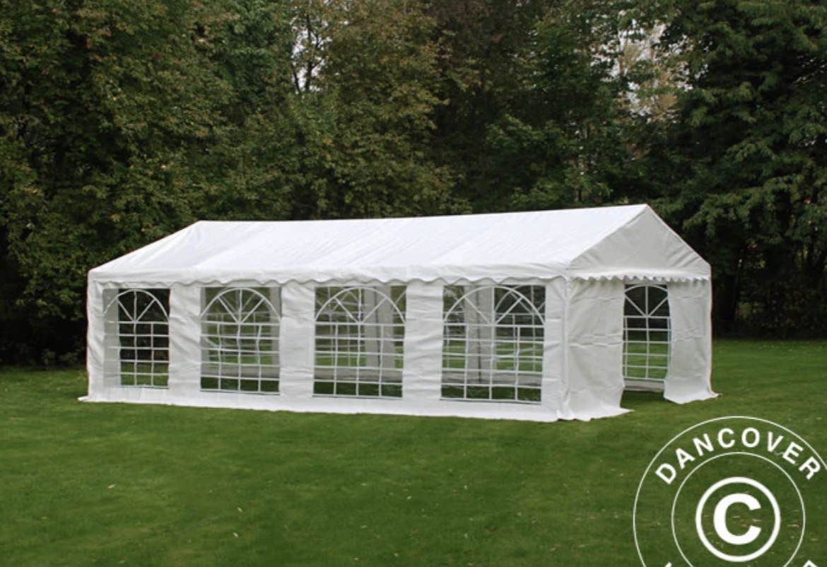 Partytält plus, dancover 8x4 m
