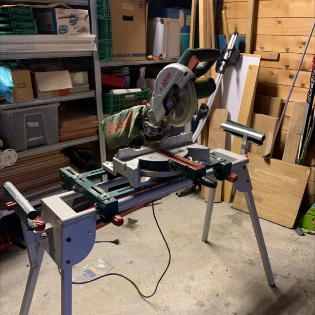 Bosch kapp-og gjærsag med stativ