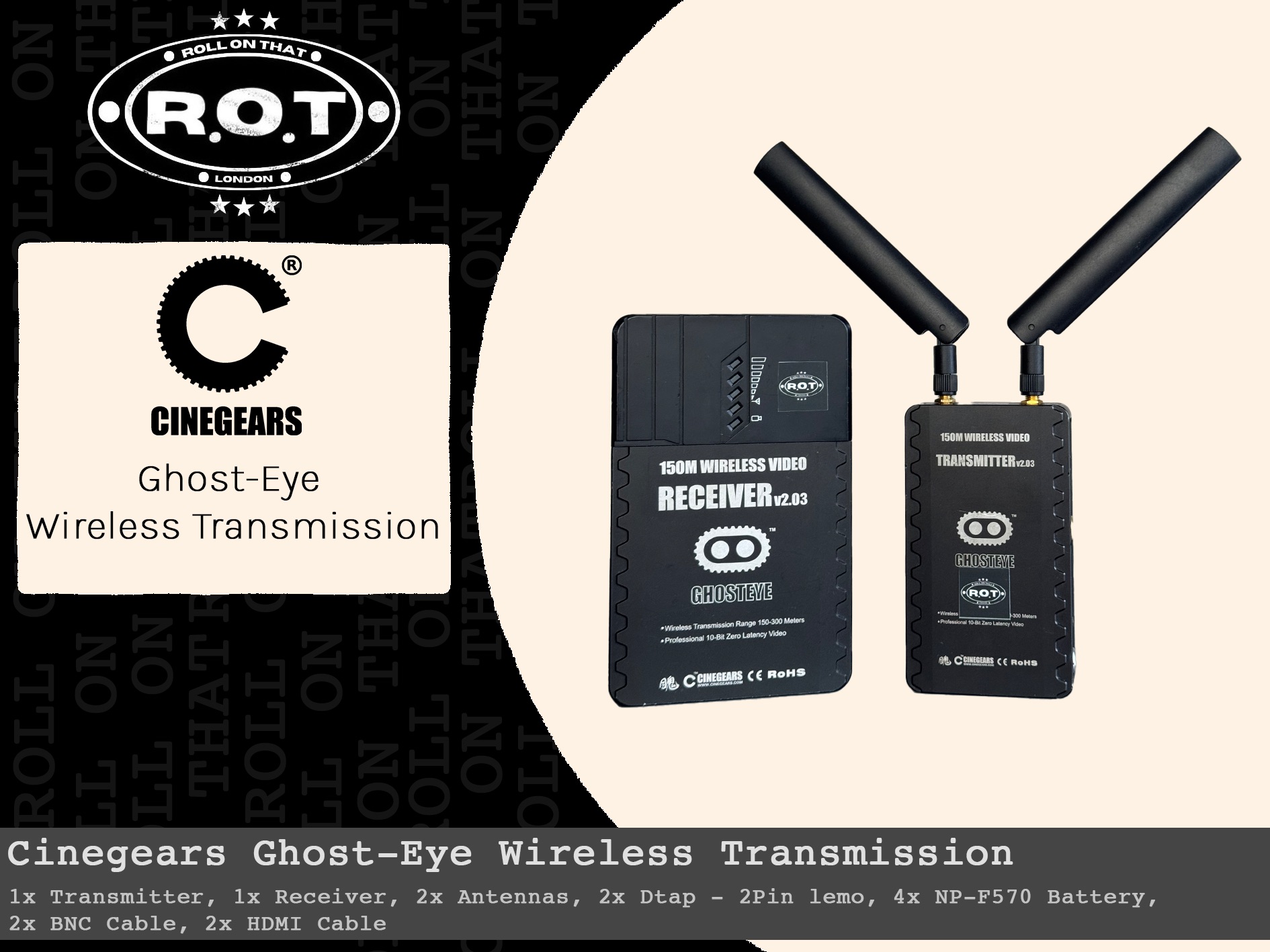 Cinegears ghost-eye wireless transmitter (like teradek)