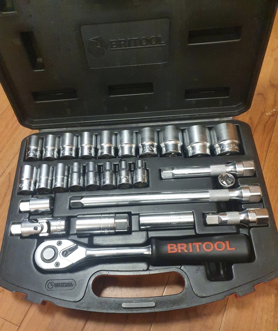 Britool socket ratchet set