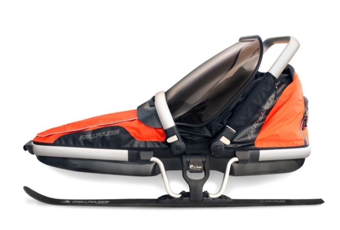 Fjellpulken barnepulk med ski