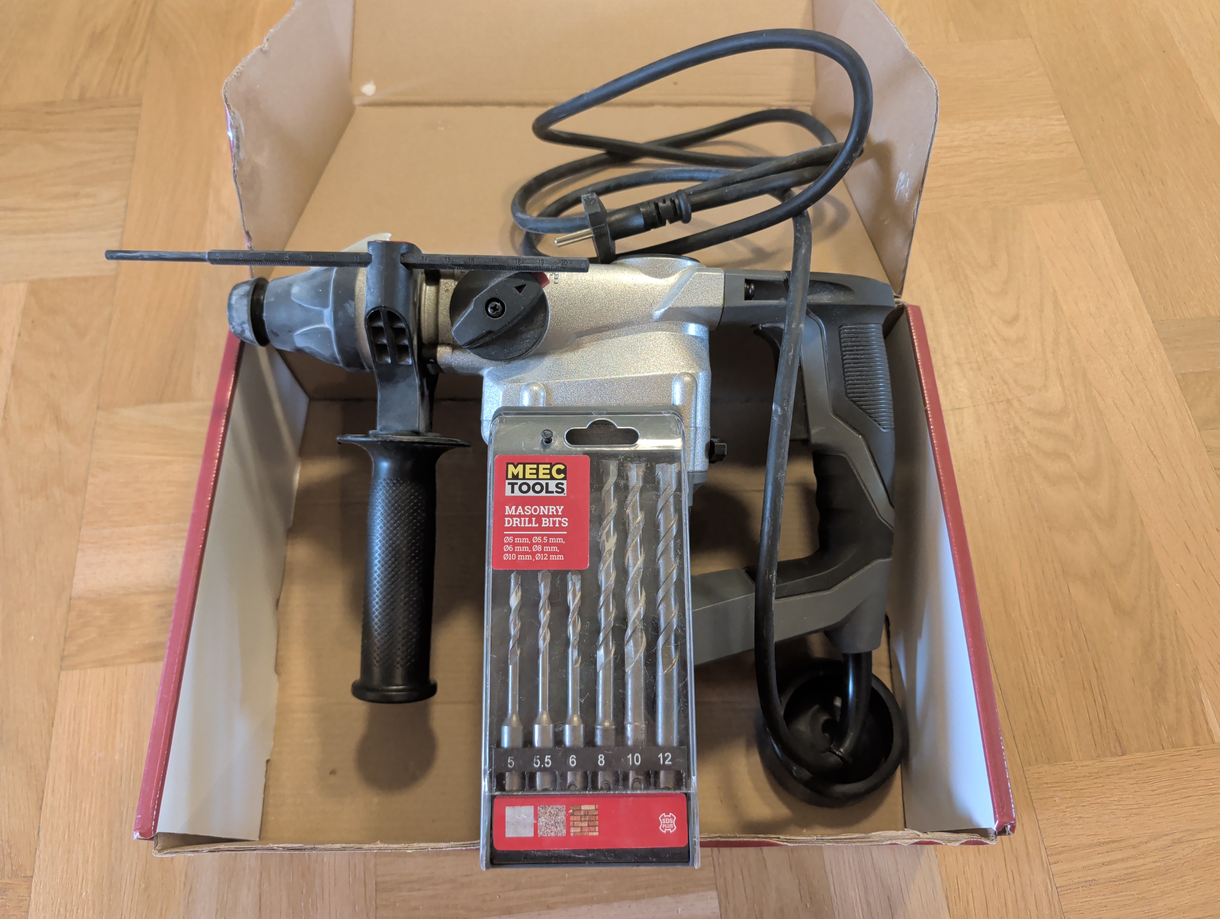 Meec tools slagbor kablet sds