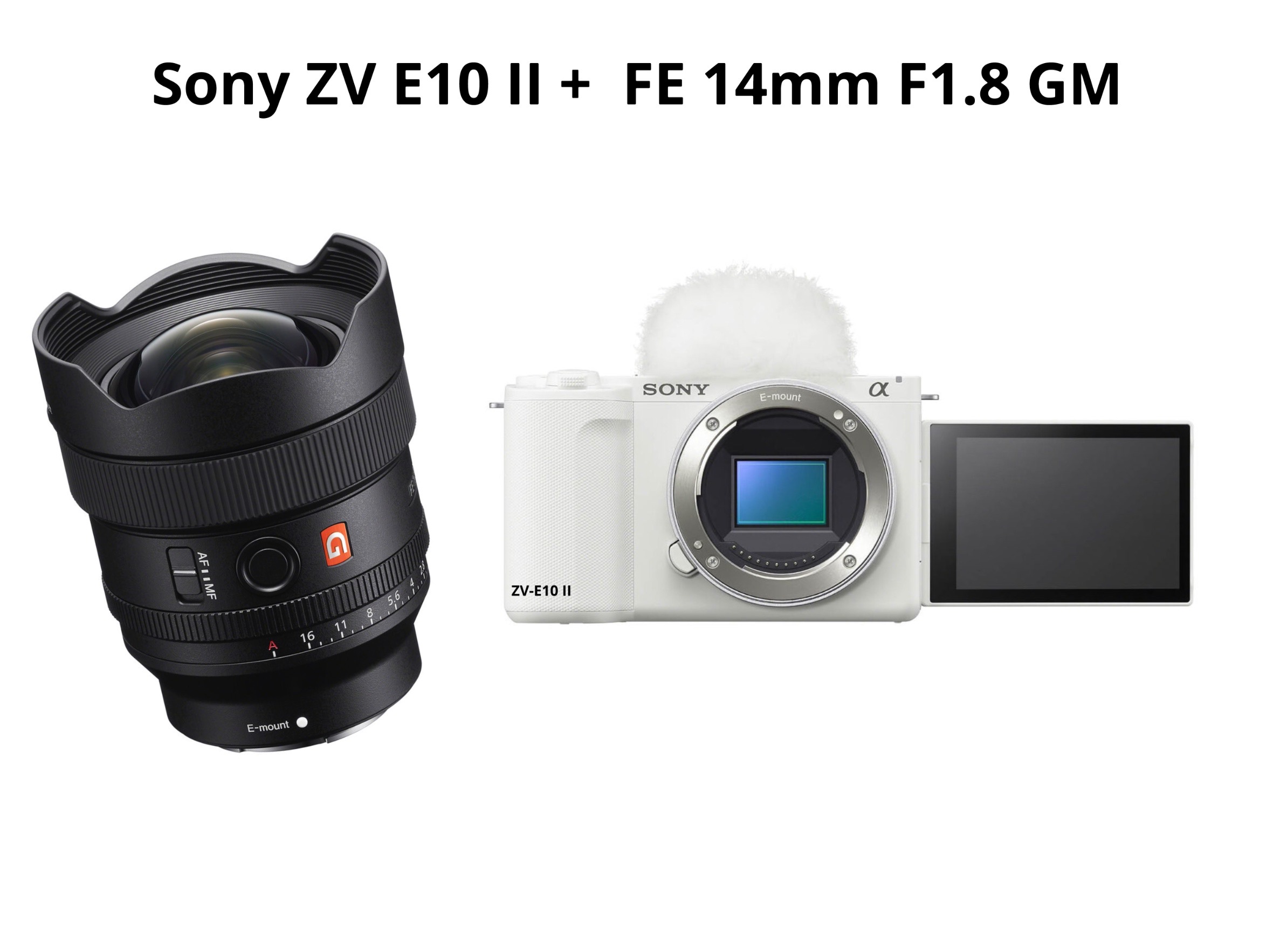 Sony zv e10 + fe 14mm f1.8 gm