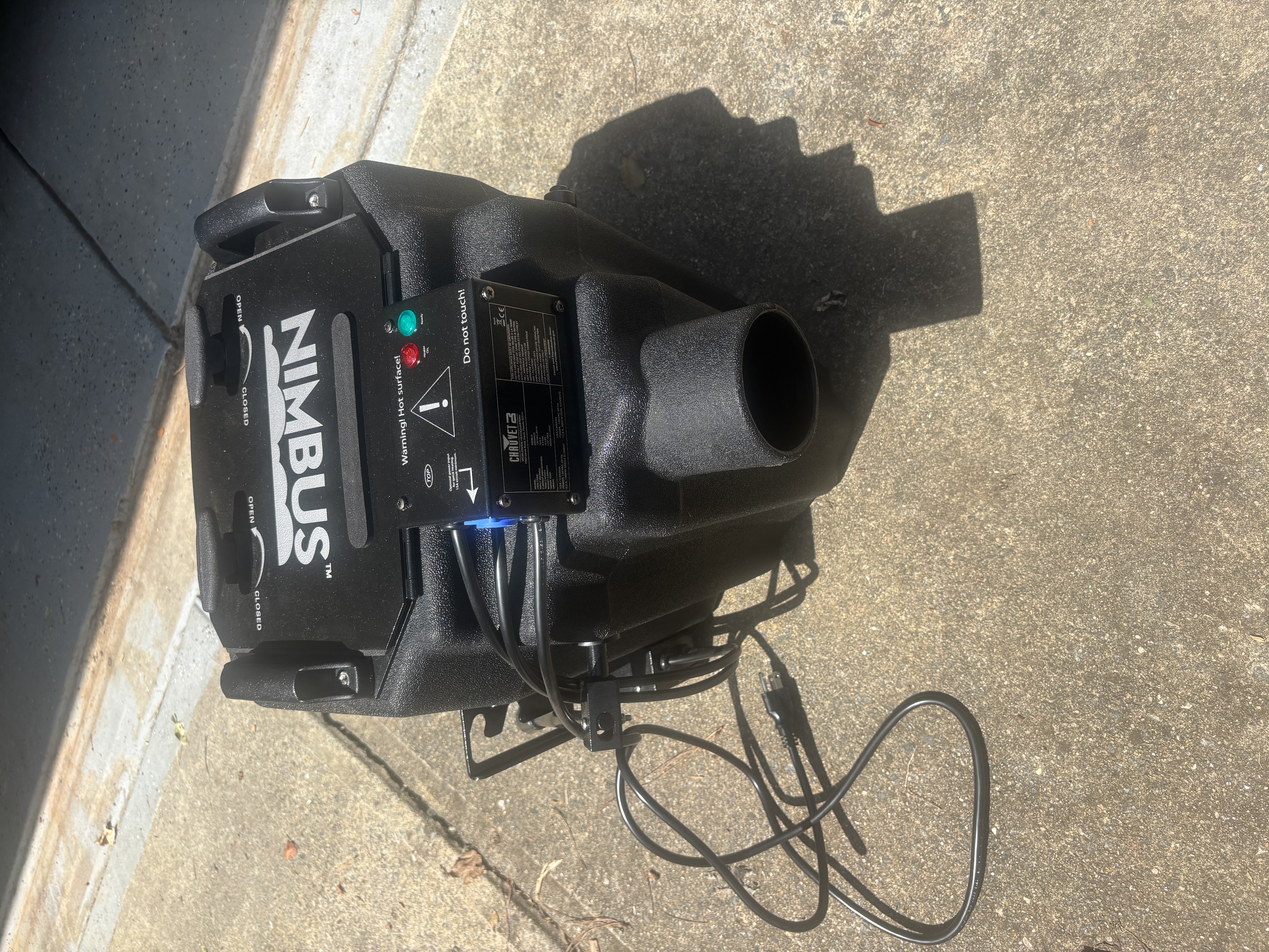 Chauvet nimbus dry ice fog