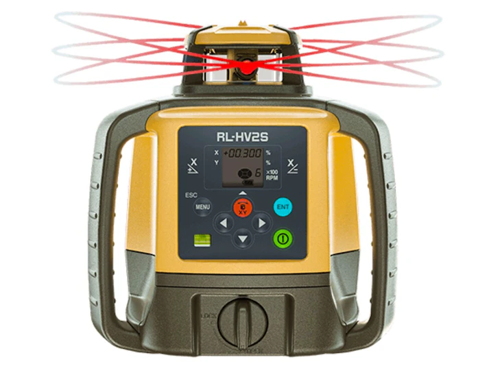 Topcon rl-hv2s multilaser med tillbehör