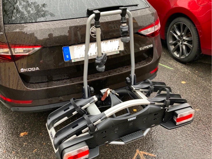 Thule g2, tiltbar cykelhållare för två cyklar