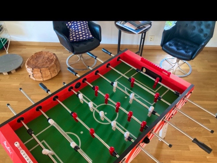 Foosballspel fotbollspel fotbollsbord