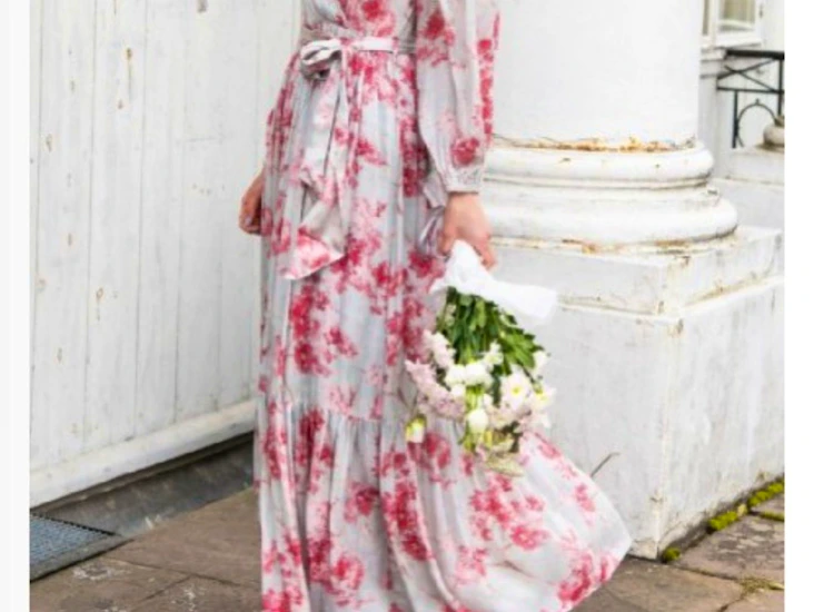 Miss maya kjole ingrid maxi bryllup str s