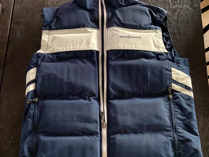 Race marin 2-i-1: väst/flytväst strl m