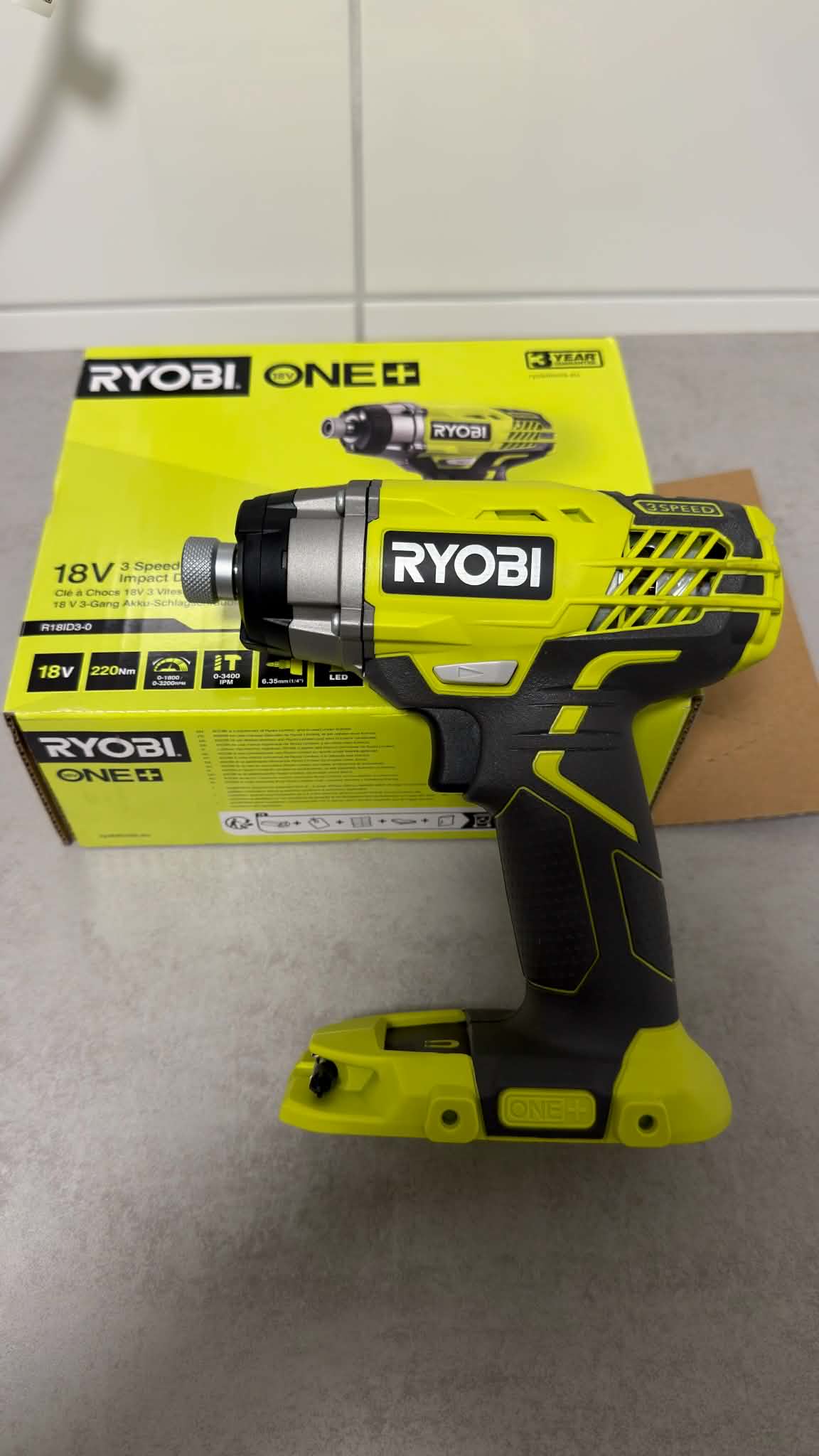 Slagskruvdragare ryobi rid18x1-0 one+hp 18v
