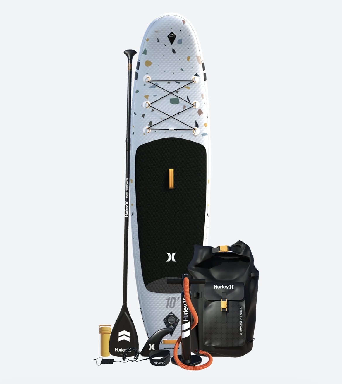 Premium hurley 10’ paddleboarding hire +buoyancy aid (medium 70kg and large 90kg only) 