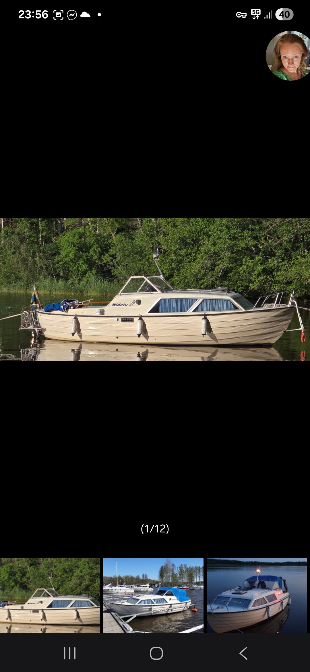 Charmig familjesnipa uthyres i vättern & göta kanal
