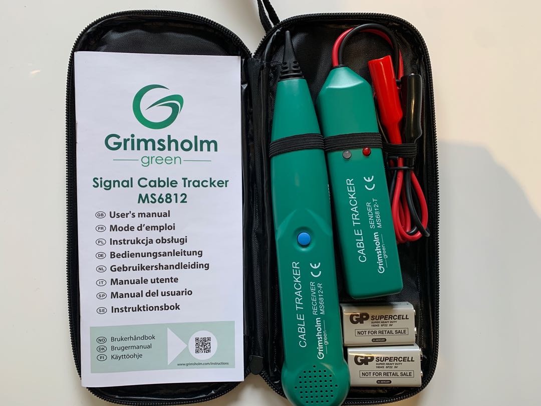 Signalkabelsökare för robotgräsklippare