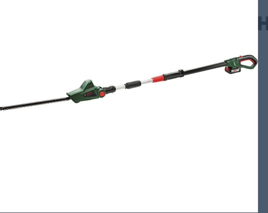 Bosch batteridrevet hekksaks med forlenger