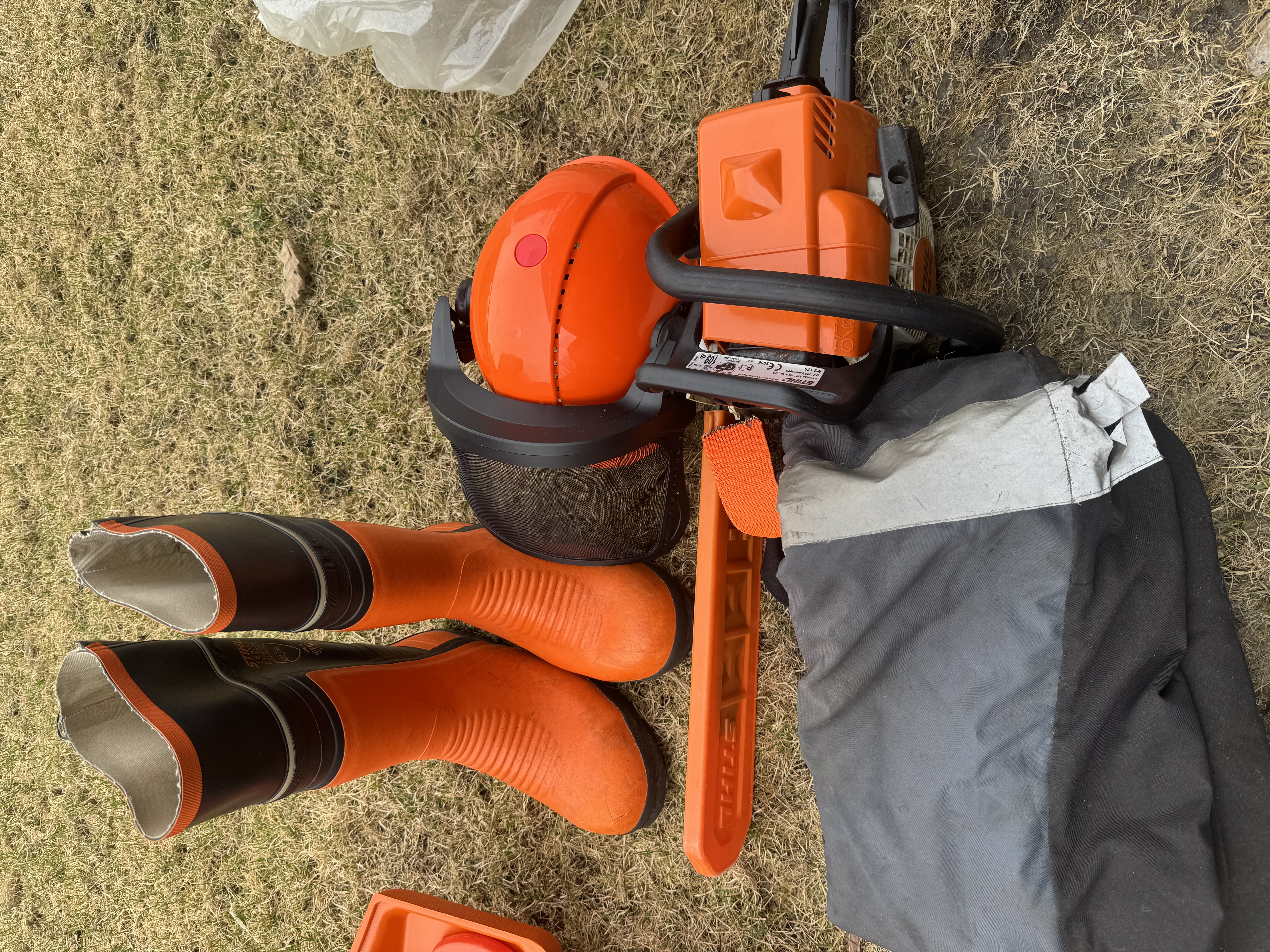 Bensindrevet motorsag sthil ms 170