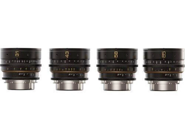 Dulens apo mini prime 4-lens 31mm/43mm/58mm/85mm ef/pl mount