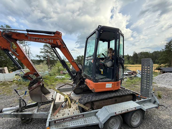 Grävmaskin 2,7 ton kraftfull