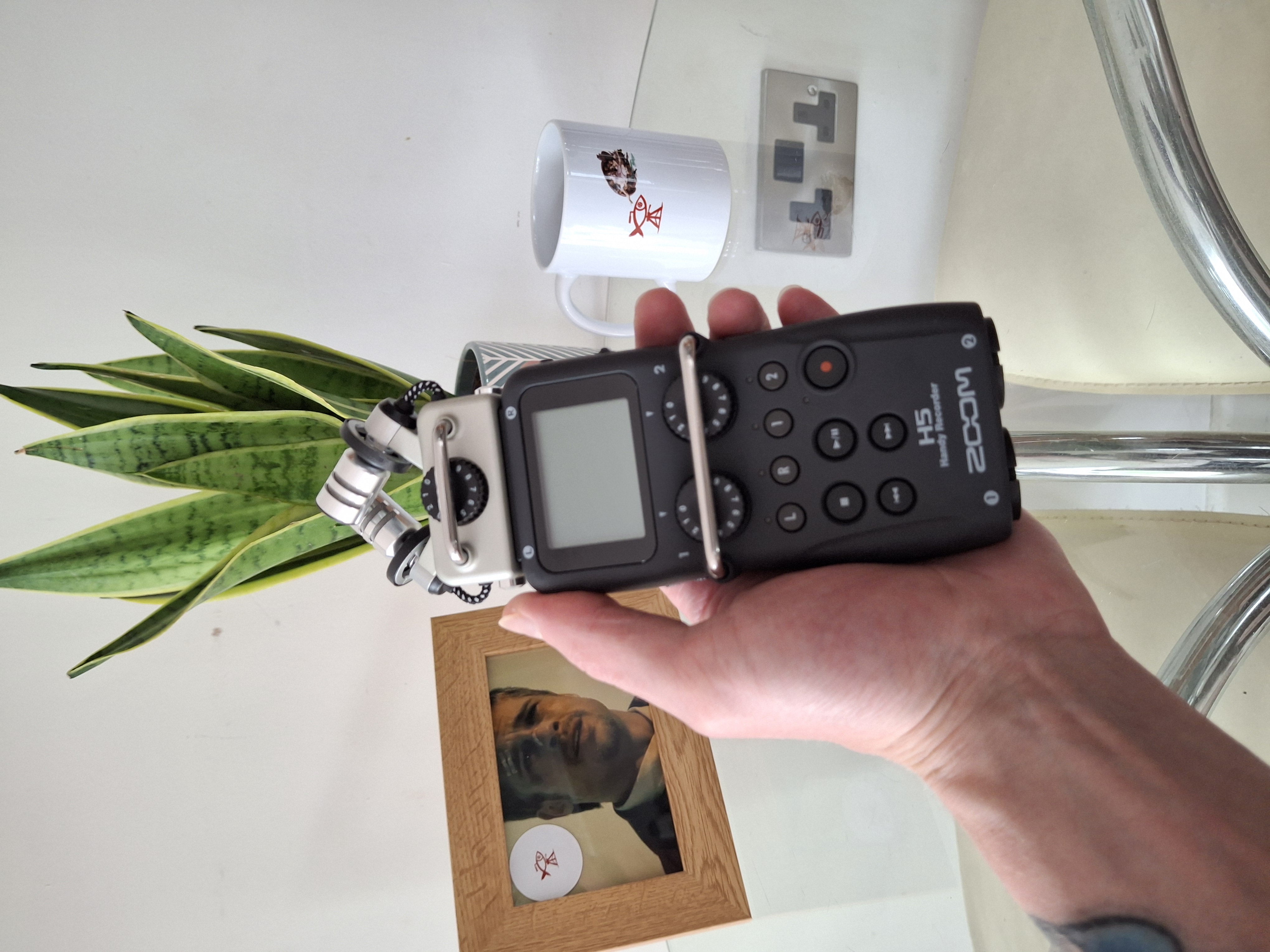 Zoom h5 four-track portable audio recorder