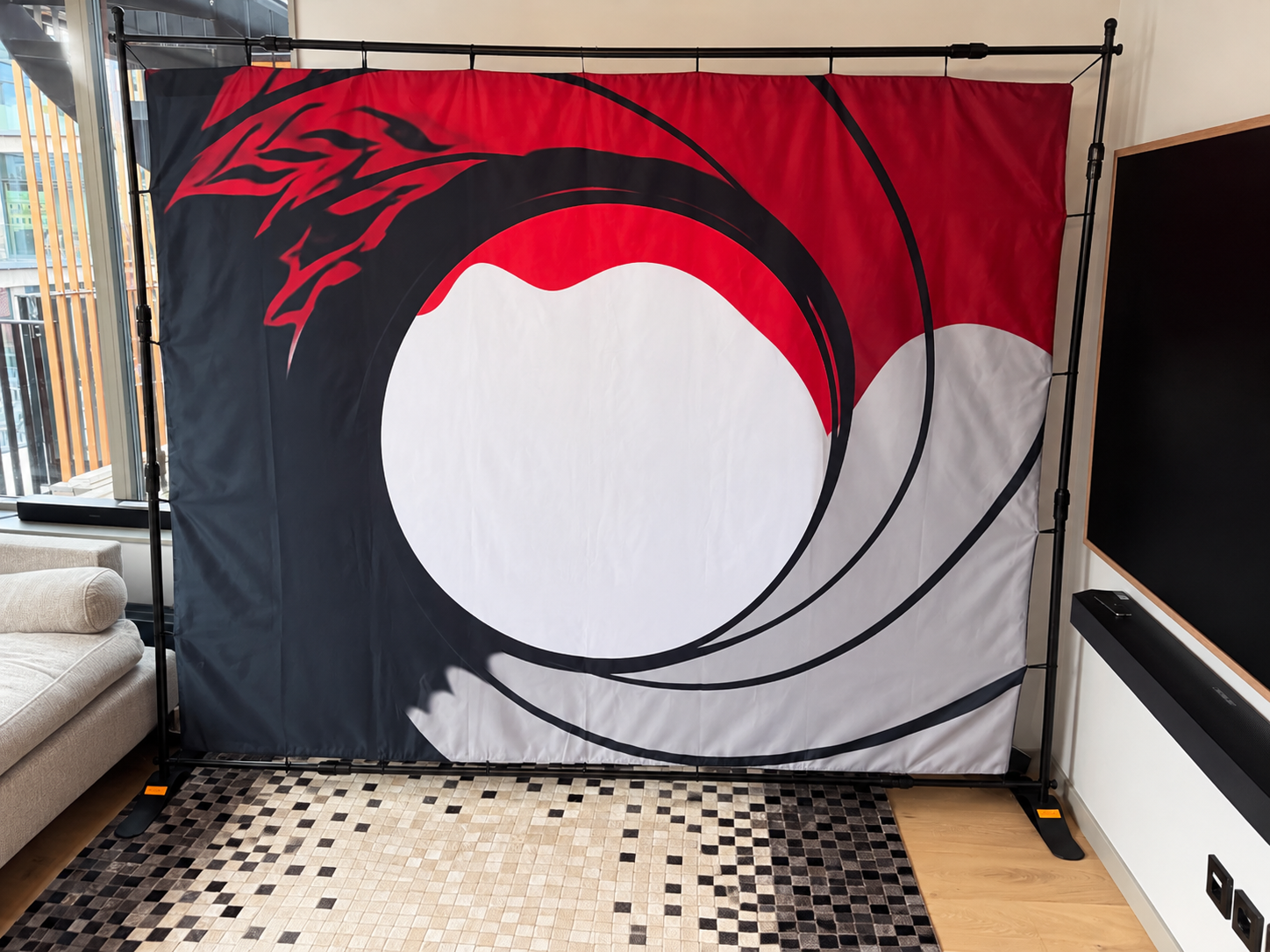 Backdrop / fotobås