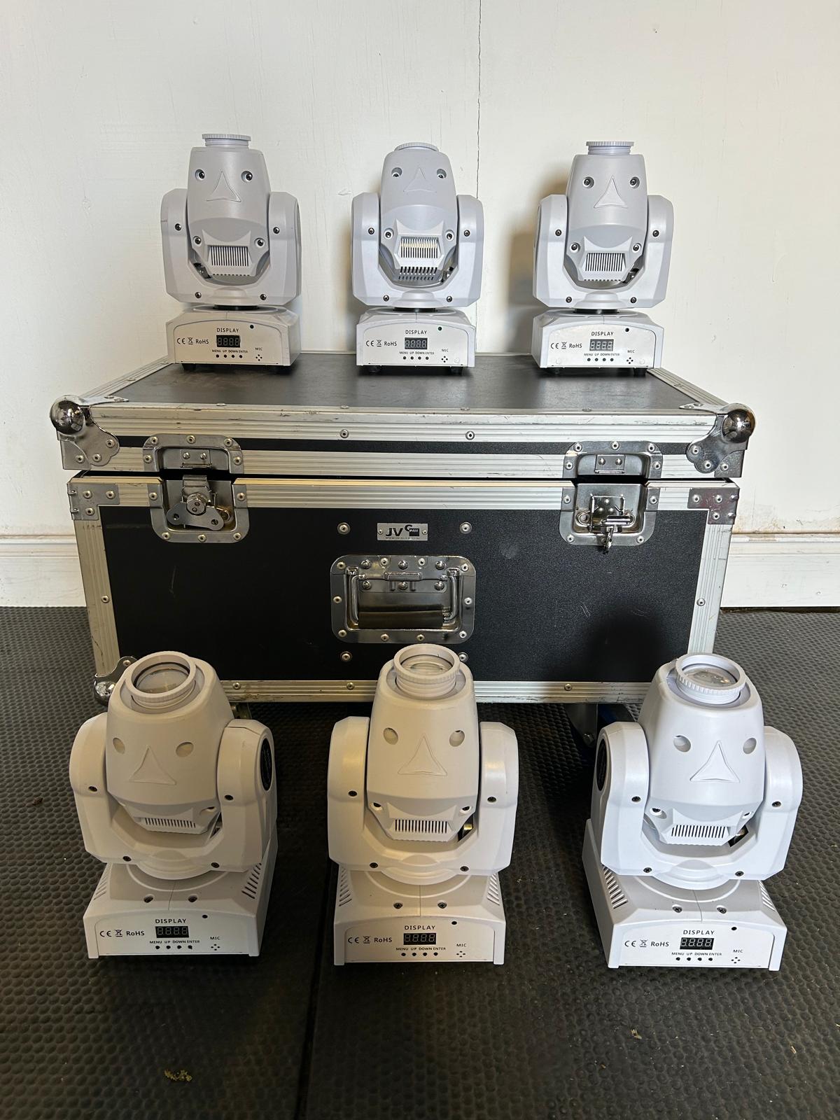 White moving head package - 70watt moving lights - essex