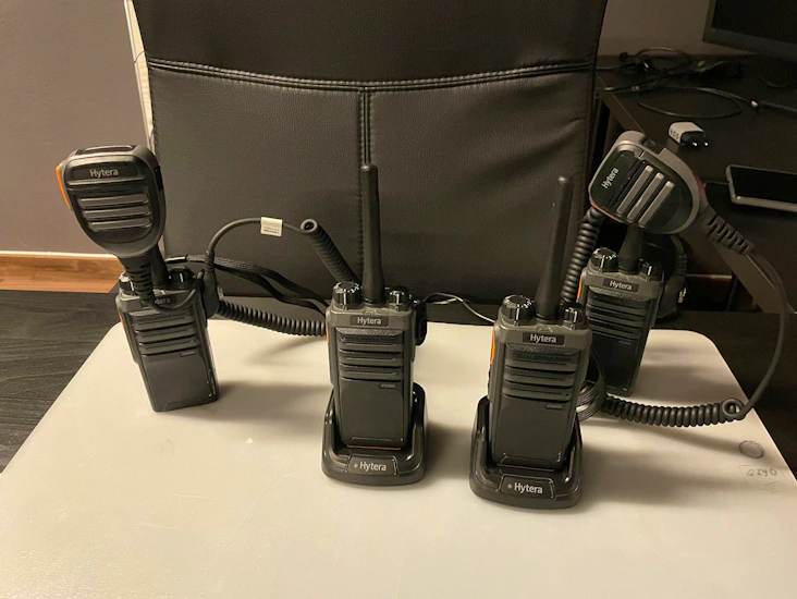 Hytera pd405 digitalt samband (4 stk.)