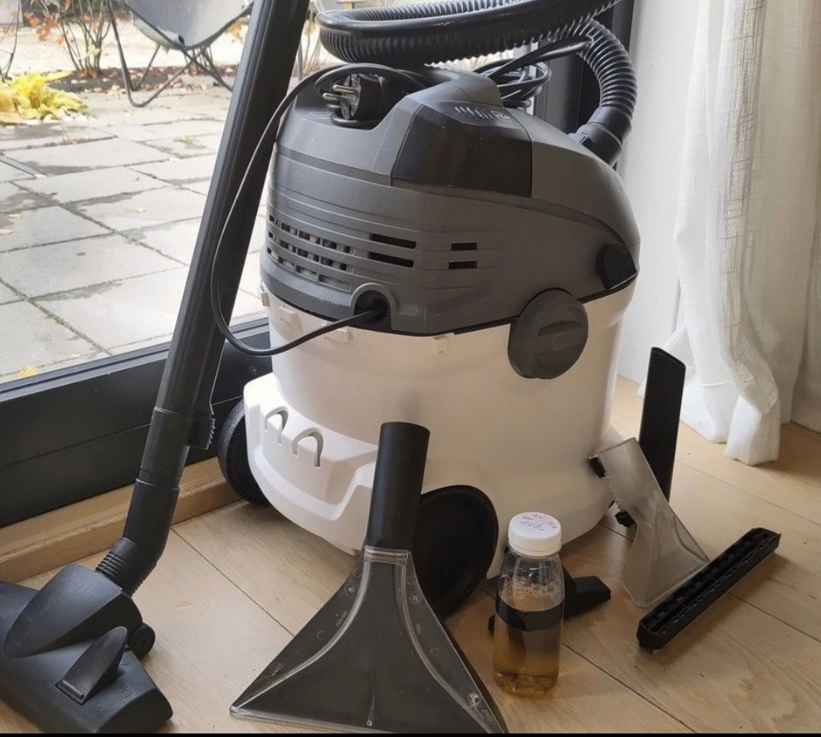 Tekstilrens 2024 kan levere og hentes utleie