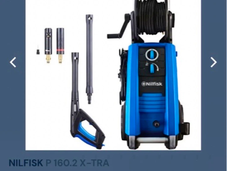 Kraftfull högtryckstvätt nilfisk p160 x-tra
