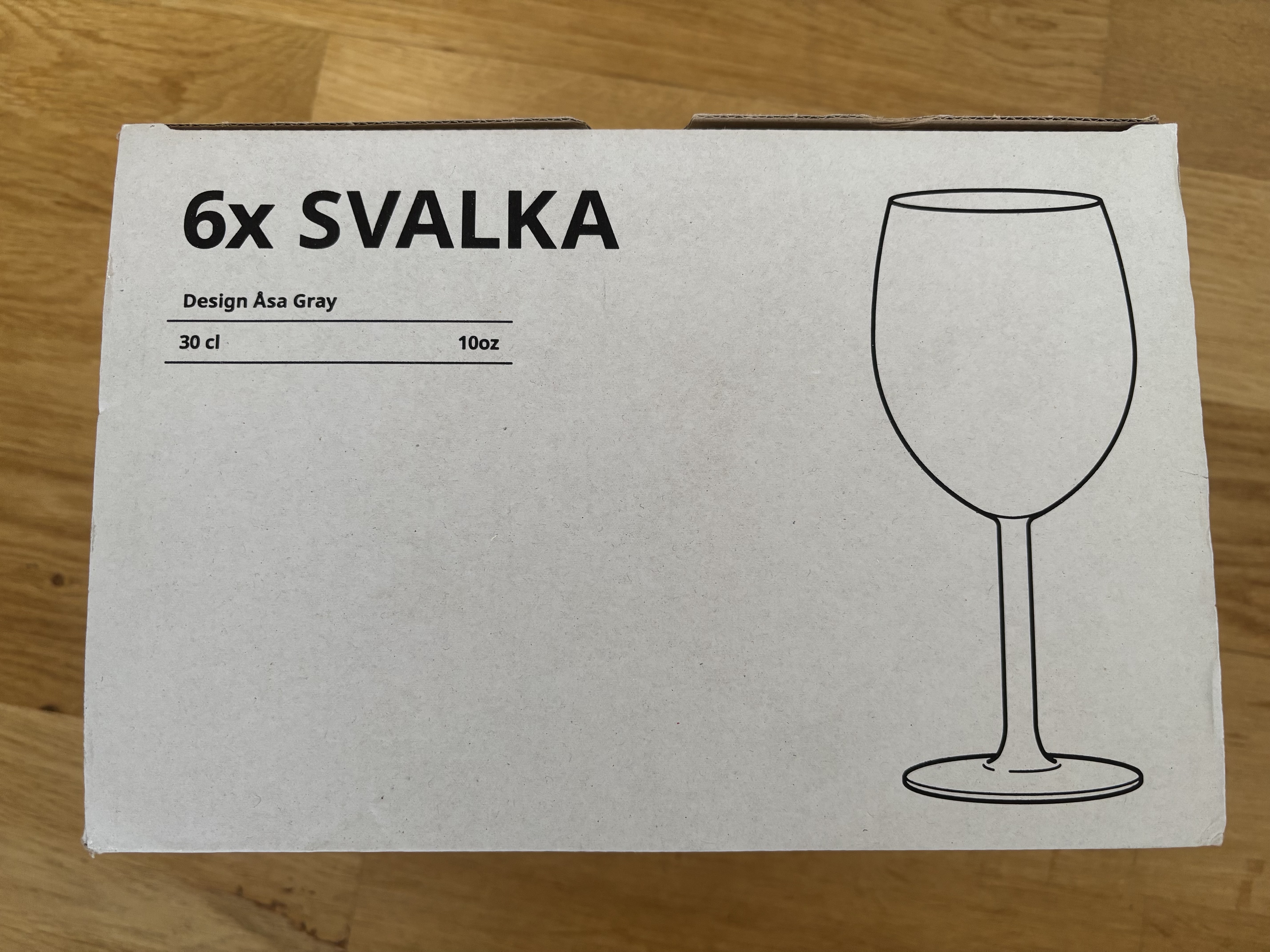 60 st ikea svalka vinglas