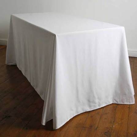 30x premium standard white tablecloths – crisp, professional linen for events & weddings