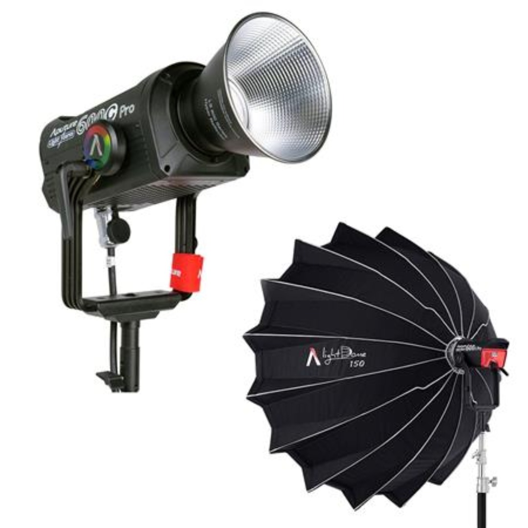 Aputure 600c pro + light dome 150cm softbox 