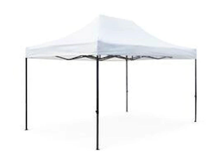 Pop-up-teltta beige 4x6m (tuulihaukkateltat)