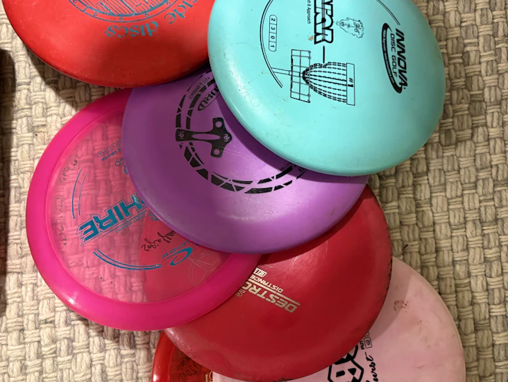 Frisbeegolf-sett – 3 personer