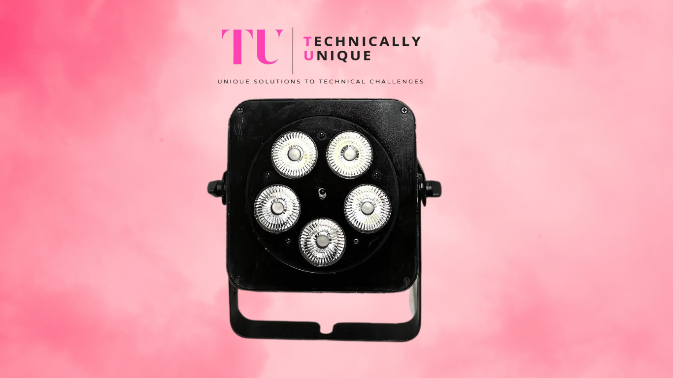 1 x led rgbw parcan light for hire