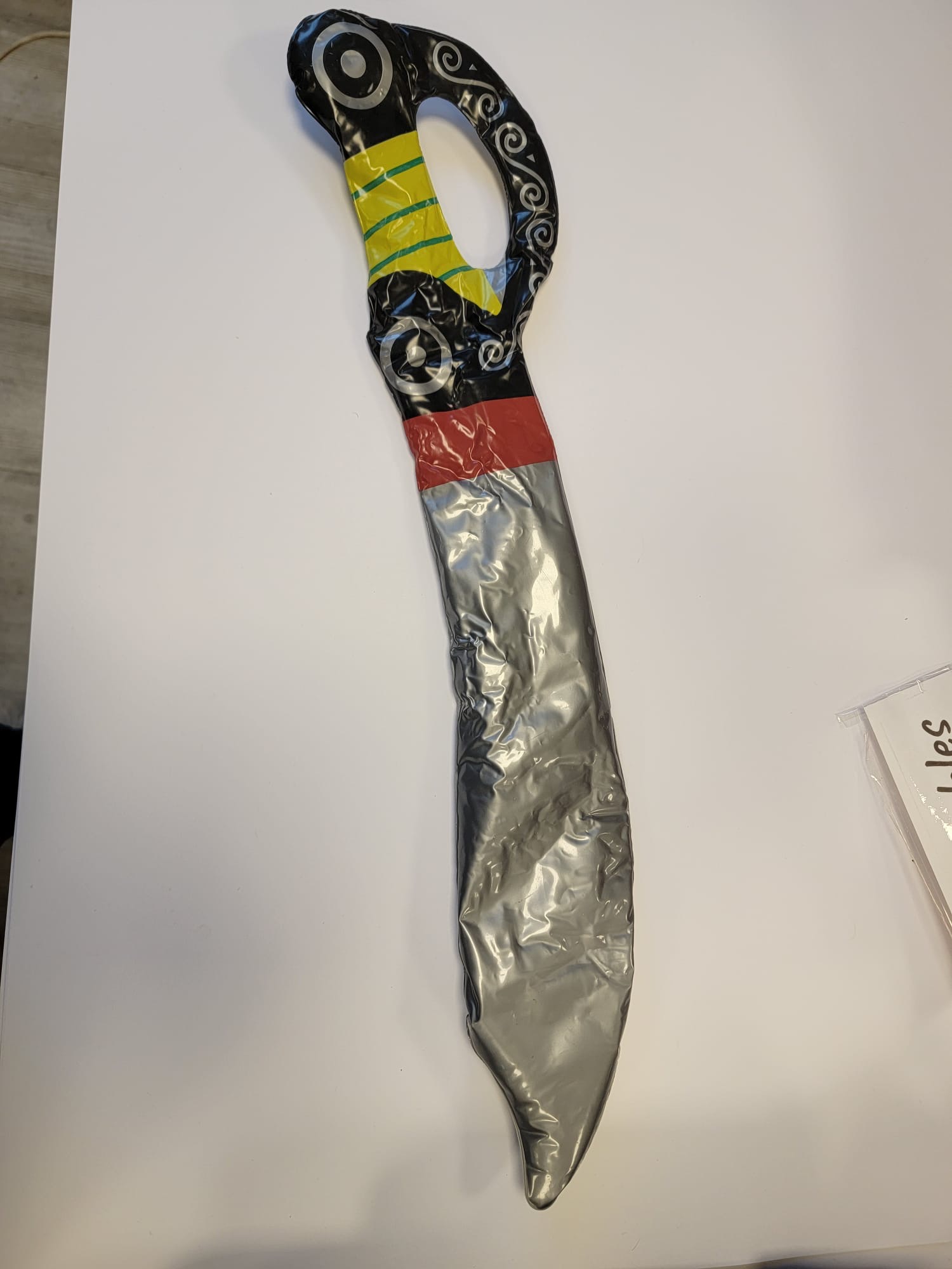Inflatable sword
